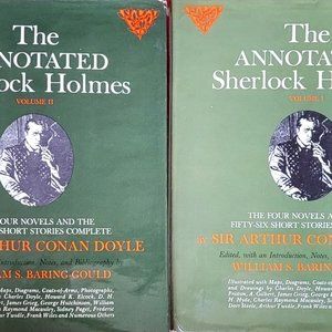 Vintage - The Annotated Sherlock Holmes Volume 1 & 2 Box Set with Slipcase 1974